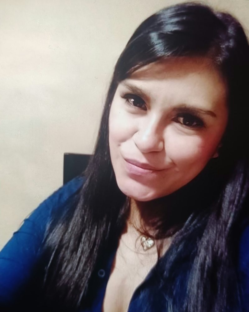 Retrato de María Trinidad López Cruz, Secretaria Ejecutiva de Nación Migrante en Tamaulipas.